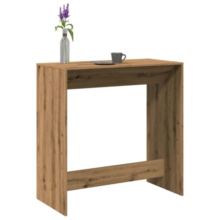Mesa alta bar madera ingeniería roble artisian 102x50x103,5 cm en Mesas de cocina y de comedor | Comprar online en Foro24