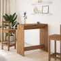 Mesa alta bar madera ingeniería roble artisian 102x50x103,5 cm en Mesas de cocina y de comedor | Comprar online en Foro24