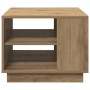 Mesa de centro madera de ingeniería roble artisan 55x55x42 cm en Mesas de centro | Comprar online en Foro24