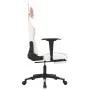 Gaming-Stuhl mit Fußstütze aus weißem und rosa Kunstleder von , Gaming-Stühle - Ref: Foro24-3143708, Preis: 125,03 €, Rabatt: %