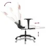 Gaming-Stuhl mit Fußstütze aus weißem und rosa Kunstleder von , Gaming-Stühle - Ref: Foro24-3143708, Preis: 125,03 €, Rabatt: %