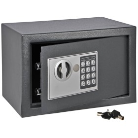 HI Safe mit Elektroschloss grau 31x20x20 cm von HI, Tresore - Ref: Foro24-423957, Preis: 63,38 €, Rabatt: %