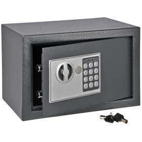 HI Safe with electric lock gray 31x20x20 cm by HI, Safes - Ref: Foro24-423957, Price: 63,45 €, Discount: %