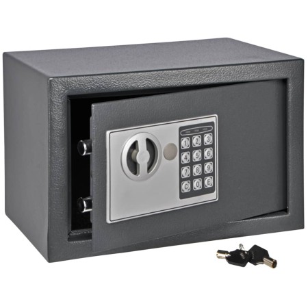 HI Safe with electric lock gray 31x20x20 cm by HI, Safes - Ref: Foro24-423957, Price: 63,38 €, Discount: %