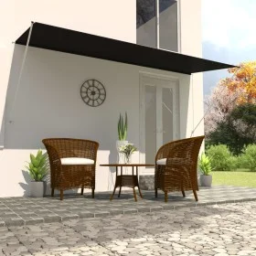 Retractable awning 400x150 cm anthracite gray by vidaXL, Awnings - Ref: Foro24-143763, Price: 75,55 €, Discount: %