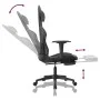 Gaming chair with footrest black gray synthetic leather by , Gaming chairs - Ref: Foro24-3143703, Price: 132,93 €, Discount: %