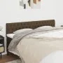 Headboards 2 units of dark brown fabric 90x7x78/88 cm by , Headboards and footboards - Ref: Foro24-346371, Price: 76,87 €, Di...