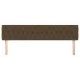 Headboards 2 units of dark brown fabric 90x7x78/88 cm by , Headboards and footboards - Ref: Foro24-346371, Price: 76,87 €, Di...