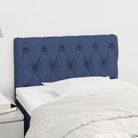 Blue fabric headboard 80x7x78/88 cm by , Headboards and footboards - Ref: Foro24-346304, Price: 39,94 €, Discount: %
