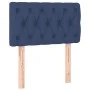 Blue fabric headboard 80x7x78/88 cm by , Headboards and footboards - Ref: Foro24-346304, Price: 39,94 €, Discount: %