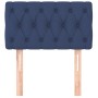Blue fabric headboard 80x7x78/88 cm by , Headboards and footboards - Ref: Foro24-346304, Price: 40,76 €, Discount: %