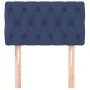 Cabecero de tela azul 80x7x78/88 cm de , Cabeceros y pies de cama - Ref: Foro24-346304, Precio: 40,18 €, Descuento: %