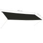 Toldo retráctil 400x150 cm gris antracita de vidaXL, Toldos - Ref: Foro24-143763, Precio: 77,51 €