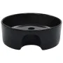 Washbasin with overflow 36x13 cm black ceramic by vidaXL, Sinks - Ref: Foro24-143912, Price: 53,78 €, Discount: %