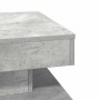 Mesa de centro giratoria 360 grados gris hormigón 50x50x34,5 cm en Mesas de centro | Comprar online en Foro24
