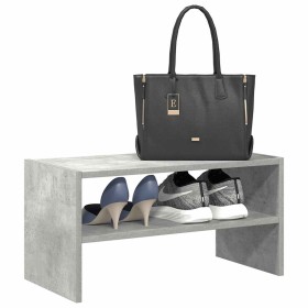 Zapatero apilable gris hormigón 60x30x30,5 cm en Zapateros y organizadores de calzado | Comprar online en Foro24