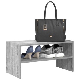 Zapatero apilable gris sonoma 60x30x30,5 cm en Zapateros y organizadores de calzado | Comprar online en Foro24