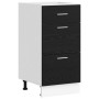 Gabinete Base de Cocina Riga Roble Negro 40 x 46 x 81,5 cm en Armarios de cocina | Comprar online en Foro24