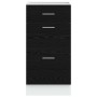 Gabinete Base de Cocina Riga Roble Negro 40 x 46 x 81,5 cm en Armarios de cocina | Comprar online en Foro24