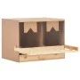 Chicken nesting box with 2 pine wood compartments 63x40x45 cm by vidaXL, Egg incubators - Ref: Foro24-170652, Price: 69,49 €,...