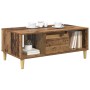 Mesa de Café con cajón Madera envejecida 90 x 50 x 26.5 cm en Mesas de centro | Comprar online en Foro24