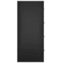 Aparador con 4 cajones negro 60x30,5x71 cm de , Aparadores - Ref: Foro24-342577, Precio: 90,79 €, Descuento: %