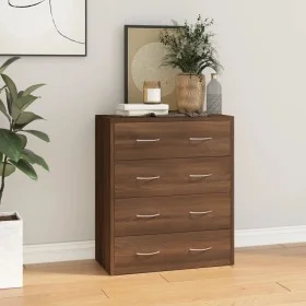 Sideboard with 4 drawers brown oak 60x30.5x71 cm by , Sideboards - Ref: Foro24-342582, Price: 104,80 €, Discount: %