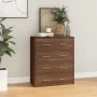 Sideboard with 4 drawers brown oak 60x30.5x71 cm by , Sideboards - Ref: Foro24-342582, Price: 104,80 €, Discount: %