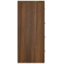 Aparador con 4 cajones roble marrón 60x30,5x71 cm de , Aparadores - Ref: Foro24-342582, Precio: 91,52 €, Descuento: %
