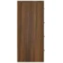 Sideboard with 4 drawers brown oak 60x30.5x71 cm by , Sideboards - Ref: Foro24-342582, Price: 104,80 €, Discount: %