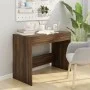 Schreibtisch aus eichenbraunem Holzwerkstoff, 101 x 50 x 76,5 cm von , Schreibtische - Ref: Foro24-812998, Preis: 107,04 €, R...