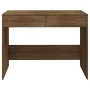 Schreibtisch aus eichenbraunem Holzwerkstoff, 101 x 50 x 76,5 cm von , Schreibtische - Ref: Foro24-812998, Preis: 107,04 €, R...