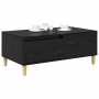 Mesa de Café Roble Negro 90 x 50 x 35 cm Madera de ingeniería en Mesas de centro | Comprar online en Foro24