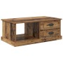 Mesa de Café con cajón Madera envejecida 90 x 50 x 35 cm en Mesas de centro | Comprar online en Foro24