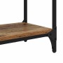 Mesa Consola con estante Madera envejecida 75 x 29 x 75 cm en Mesas auxiliares | Comprar online en Foro24