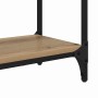 Mesa Consola con estante Roble artesanal 75 x 29 x 75 cm en Mesas auxiliares | Comprar online en Foro24
