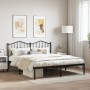 Bed frame with black metal headboard 180x200 cm by , Beds and slatted bases - Ref: Foro24-373793, Price: 110,81 €, Discount: %