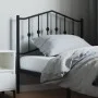 Cabecero de metal negro 90 cm de , Cabeceros y pies de cama - Ref: Foro24-373817, Precio: 22,87 €, Descuento: %