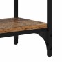 Mesa Consola con estante Madera envejecida 80 x 29 x 75 cm en Mesas auxiliares | Comprar online en Foro24