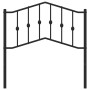 Kopfteil aus schwarzem Metall, 90 cm von , Kopf- und Fußteile - Ref: Foro24-373817, Preis: 23,23 €, Rabatt: %