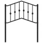 Schwarzes Metallkopfteil 75 cm von , Kopf- und Fußteile - Ref: Foro24-373815, Preis: 21,16 €, Rabatt: %