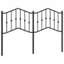 Kopfteil aus schwarzem Metall, 140 cm von , Kopf- und Fußteile - Ref: Foro24-373822, Preis: 36,26 €, Rabatt: %