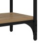 Mesa Consola con estante Roble artesanal 80 x 29 x 75 cm en Mesas auxiliares | Comprar online en Foro24