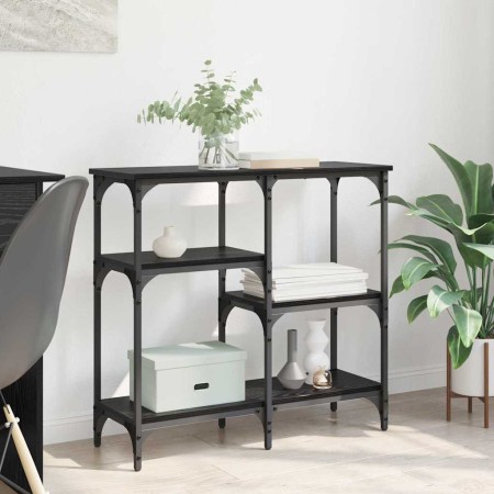 con estante con almacenamiento Roble negro Madera contrachapada en Mesas auxiliares | Comprar online en Foro24