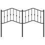 Kopfteil aus schwarzem Metall, 140 cm von , Kopf- und Fußteile - Ref: Foro24-373822, Preis: 36,91 €, Rabatt: %