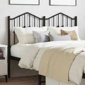 Cabecero de metal negro 120 cm de , Cabeceros y pies de cama - Ref: Foro24-373820, Precio: 32,88 €, Descuento: %