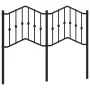 Kopfteil aus schwarzem Metall, 120 cm von , Kopf- und Fußteile - Ref: Foro24-373820, Preis: 33,38 €, Rabatt: %