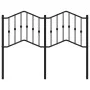 Black metal headboard 120 cm by , Headboards and footboards - Ref: Foro24-373820, Price: 32,85 €, Discount: %