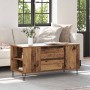 Mesa de Café con cajón Madera envejecida 102 x 44,5 x 50 cm en Mesas de centro | Comprar online en Foro24