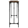 Mesa consola madera de ingeniería roble ahumado 200x29x75 cm de , Mesas auxiliares - Ref: Foro24-837779, Precio: 76,99 €, Des...